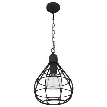 Подвесной светодиодный светильник RGB, металлическая решетка, 25 см, управление через приложение и голос etc-shop, черный