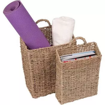 Подвесные настенные корзины — набор из 2 шт. — от торговой марки Innovations Trademark Innovations, цвет Off-White