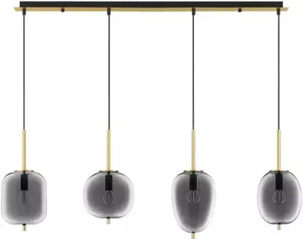 Подвесные светильники Nova Luce "LATO", 4 пламени, лампа E14 | без лампочек, без освещения 18,50 см, Высота: 120 см, цвет goldfarben