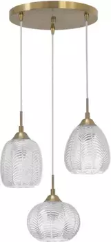 Подвесные светильники Nova Luce "VARIO", 3 лампочки, лампа E27 | без лампочек, без освещения 39,00 см, Высота: 120 см, цвет goldfarben