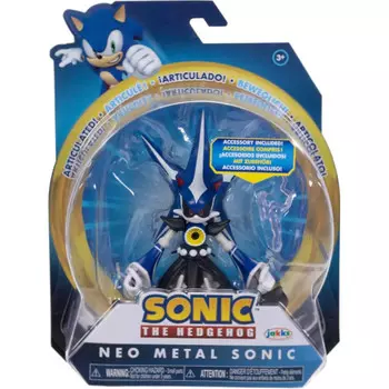 Подвижная Фигурка Sonic The Hedgehog Jakks Neo Metal Sonic + Электрическая Палочка Jakks Pacific