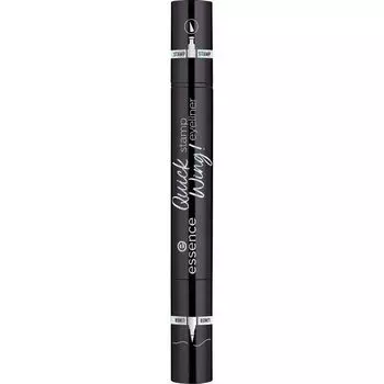 Подводка для глаз 01 черная, 3,5 мл Essence Quick wing!