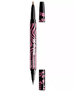Подводка для глаз Beetlejuice Suit, 0,06 унции Nyx Professional Makeup, цвет Green Chrome