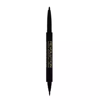 Подводка для глаз «два в одном» для идеального образа Awesome Eyeliner Felt And Kohl Revolution, 1 UD