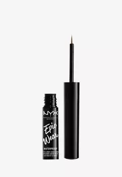 Подводка для глаз Epic Wear Metallic Liquid Liner Nyx Professional Makeup, цвет 04 brown metal