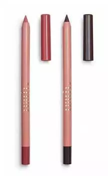 Подводка для глаз и губ, фиолетовый Reign и Censored, 2 шт. Revolution, Makeup Revolution, красный