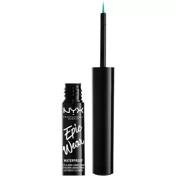 Подводка для глаз NYX Professional Makeup Epic Wear Metallic Liquid Liner, Teal Metal / 3,5 ml