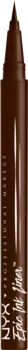 Подводка для глаз NYX PROFESSIONAL MAKEUP Eyeliner Epic Ink Liner 03 Dark Chocolate, 1 ml