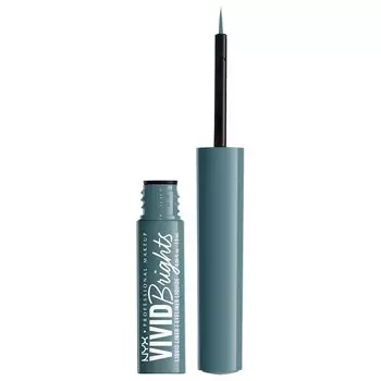 Подводка для глаз NYX Professional Makeup Vivid Bright Liquid Liner, 001 Cyan Simp / 2 ml