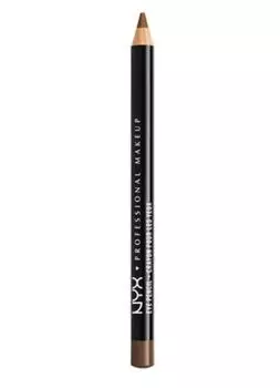 Подводка для глаз slim eye pencil Nyx Professional Makeup, цвет medium brown, вес 1 гр.