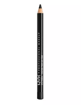 Подводка для глаз slim eye pencil Nyx Professional Makeup, цвет black, вес 1 гр.