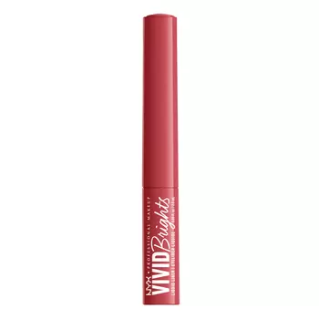 Подводка для глаз в кисточке для век красного цвета Nyx Professional Makeup Vivid Brights, 3,5 мл