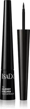 Подводка для глаз водонепроницаемый IsaDora Glossy Eyeliner, 40 Chrome Black 2,5 ml