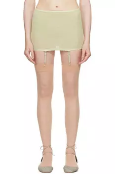 Подвязки для нижнего белья мини-юбка Lemaire, цвет light jade