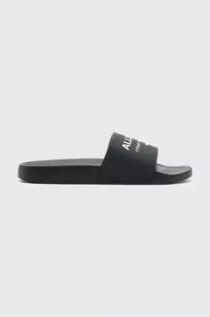Подземные шлепанцы AllSaints, черный
