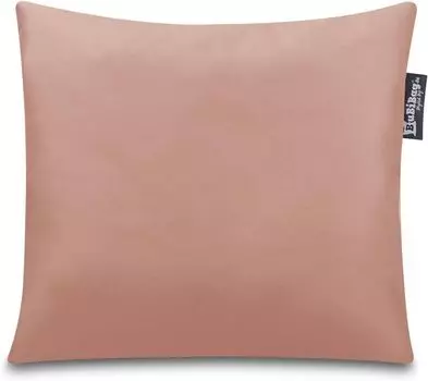 Погремушка, декоративная подушка, подушка для сиденья, большая погремушка, цвет на выбор, пудрово-сиреневый, 40x40см BuBiBag