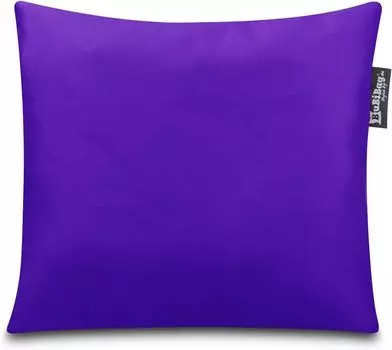 Погремушка, декоративная подушка, подушка для сиденья, большая погремушка, выбор цветов, фиолетовый, 50x50 см BuBiBag