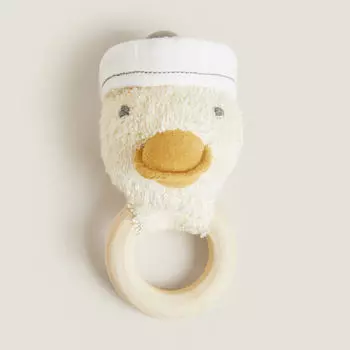 Погремушка Zara Home Duck, светло-желтый