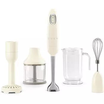 Погружной блендер Smeg HBF02CRUK, кремовый