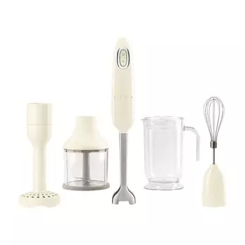 Погружной блендер Smeg HBF22, кремовый