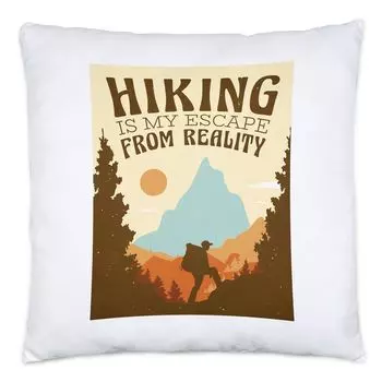 Поход - мой побег от реальности Подушка Горы Горы Холмы Пики Альпинизм Пеший туризм Походный маршрут Горная обувь Hey!Print