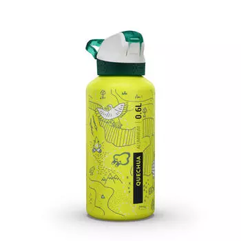 Походная фляга Quechua 900 с системой быстрого открытия и соломинкой