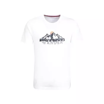Походная футболка из натурального хлопка Mountain Warehouse, белый
