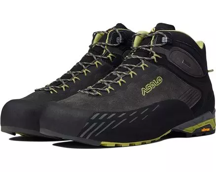 Походная обувь Asolo Eldo Mid LTH GV, цвет Graphite/Green Oasis