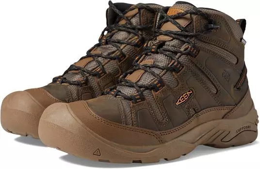Походная обувь Circadia Mid Waterproof KEEN, цвет Canteen/Curry