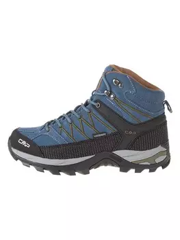 Походная обувь CMP Leder-Trekkingschuhe Rigel Mid, цвет Blau/Schwarz