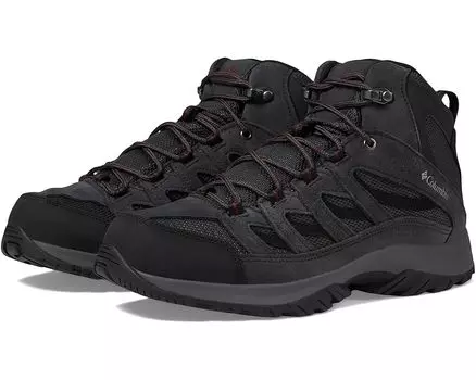Походная обувь Columbia Crestwood Mid Waterproof, цвет Dark Grey/Deep Rust