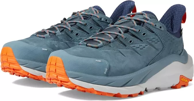 Походная обувь Hoka Men's Kaha 2 Low GORE-TEX, цвет Goblin Blue/Harbor Mist