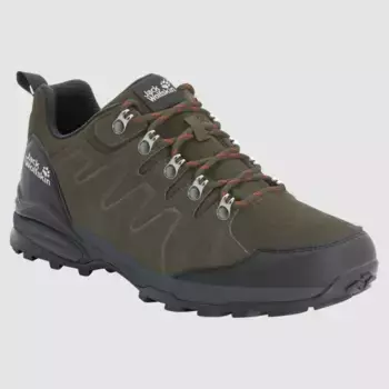 Походная обувь Jack Wolfskin Refugio Texapore Low, зеленый