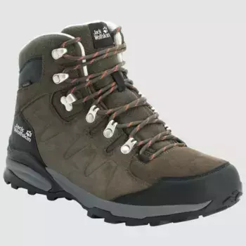 Походная обувь Jack Wolfskin Shoes Refugio Texapore Mid, зеленый