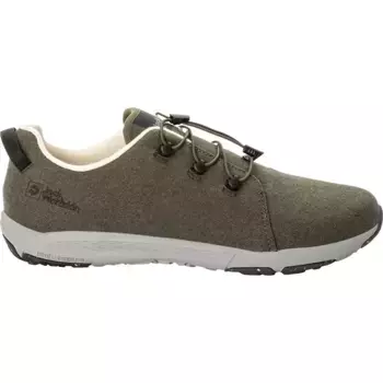 Походная обувь Jack Wolfskin Spirit Wool Low, серый/зеленый