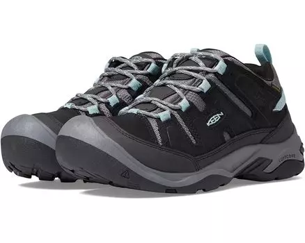 Походная обувь KEEN Circadia Waterproof, цвет Black/Cloud Blue