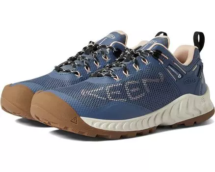 Походная обувь KEEN Nxis Evo WP, цвет Vintage Indigo/Peachy Keen