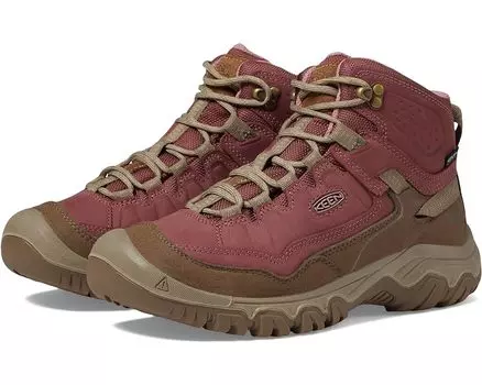 Походная обувь KEEN Targhee 4 Mid Height Durable Comfortable Waterproof, цвет Rose Brown/Plaza Taupe