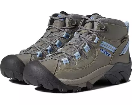 Походная обувь KEEN Targhee II Mid Waterproof, цвет Steel Grey/Hydrangea