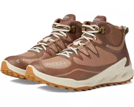 Походная обувь KEEN Zionic Mid Height Waterproof All Terrain, цвет Warm Taupe/Birch