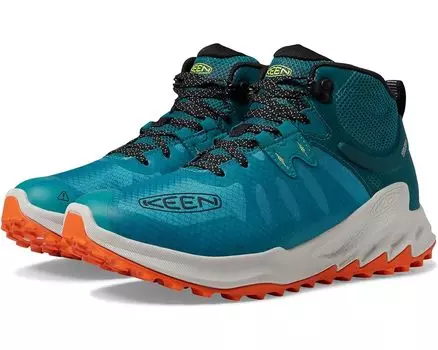 Походная обувь KEEN Zionic Mid Waterproof, цвет Fjord Blue/Evening Primrose