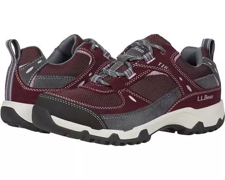 Походная обувь L.L.Bean Trail Model Hiker 4 Water Resistant Low, цвет Burgundy/Light Rosewood