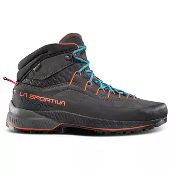 Походная обувь La Sportiva TX4 Evo Mid GTX, цвет Carbon/Cherry Tomato