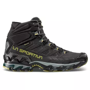 Походная обувь La Sportiva Ultra Raptor II Mid Leather Wide GTX, цвет Black/Cedar
