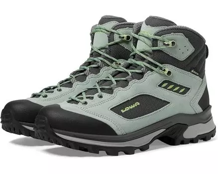 Походная обувь Lowa Corvara GTX Mid, цвет Patina Green/Grey