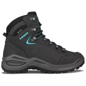 Походная обувь Lowa Renegade Evo GTX Mid Slim, цвет Asphalt/Trkis