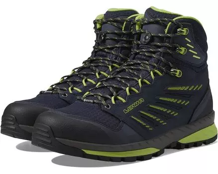 Походная обувь Lowa Trek Evo GTX Mid, цвет Navy/Lime