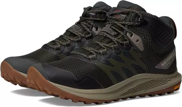 Походная обувь Nova 3 Mid Wp Merrell, цвет Olive