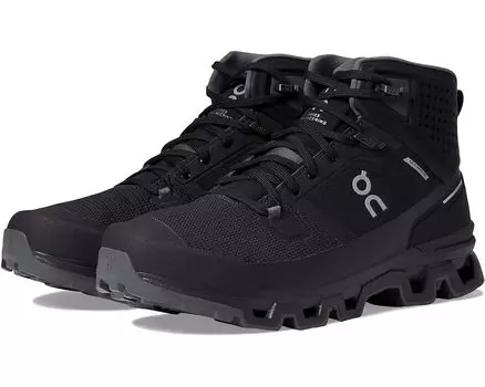 Походная обувь On Cloudrock Waterproof 2, цвет Black/Eclipse