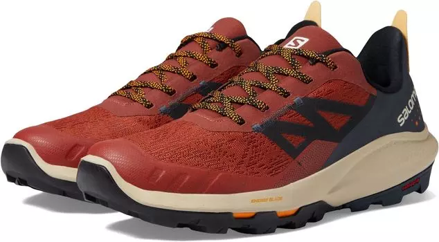 Походная обувь Outpulse GTX Salomon, цвет Burnt Henna India Ink Turmeric